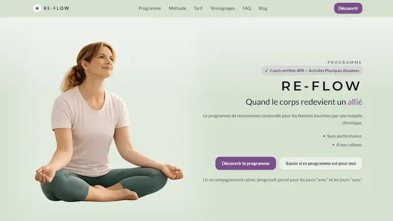 Aperçu du site Cécile Coaching