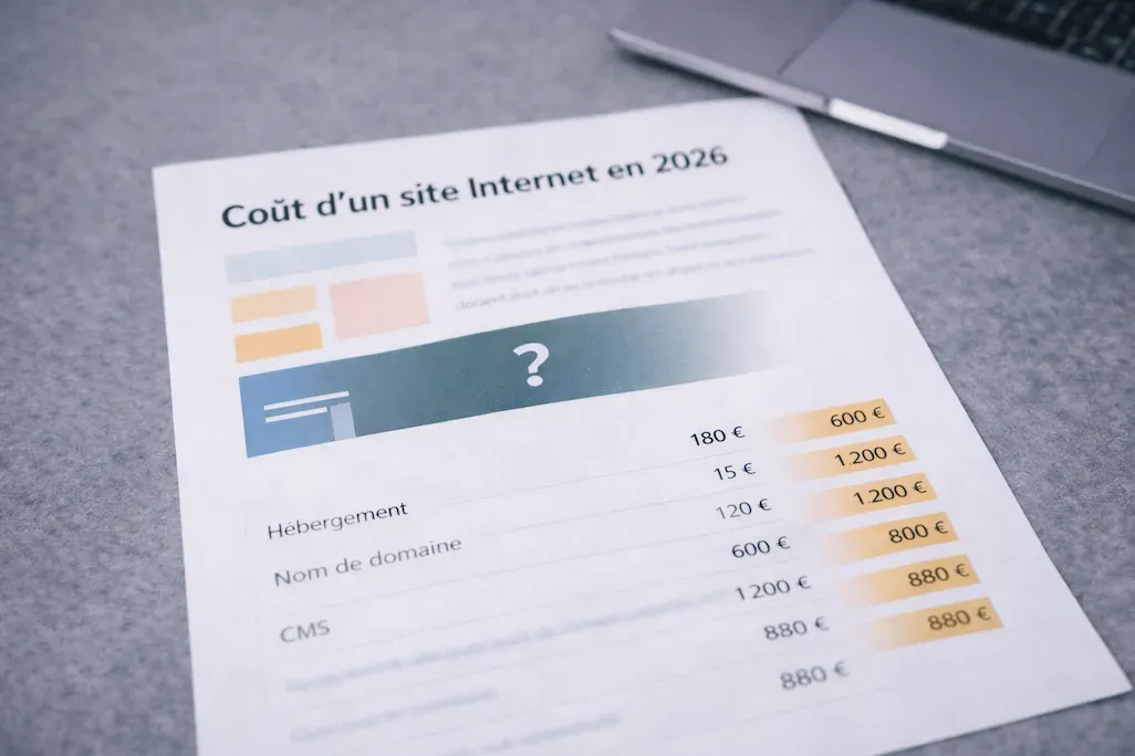 Illustration de l'article : Combien coûte vraiment la création d’un site internet pour un psychologue en 2026 ?