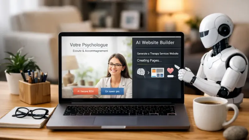 Créer son site avec l'IA : une fausse bonne idée pour un psychologue ?