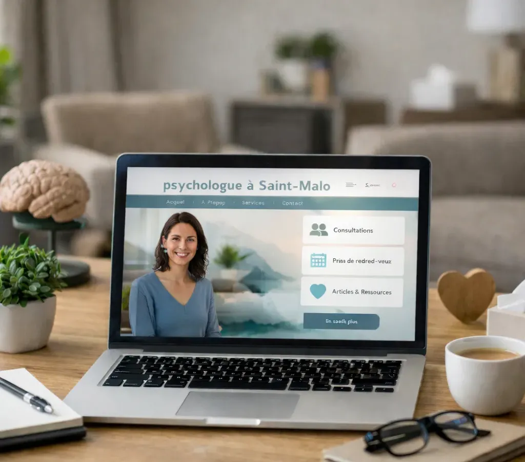 Illustration de l'article : Site internet pour psychologue en 2026 : guide complet SEO et éthique
